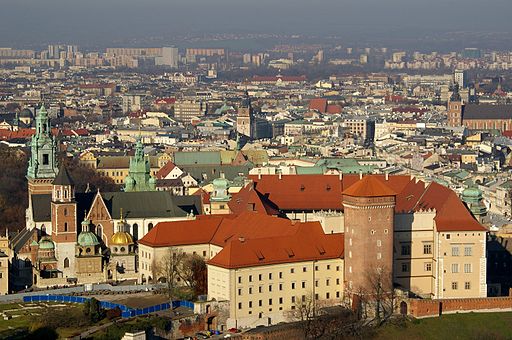 View on the Wawel Hill in Kraków View on the Wawel Hill in Krakow.